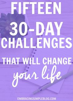 If you want to improve your life in the biggest way possible, this is a must-read! Here are fifteen 30-day challenges that will inspire you to make big changes in your life for the better! :) Monthly Challenges, Challenge Ideas, Life Improvement, Change Your Life, Self Development, Get Healthy, Way Of Life, Better Life