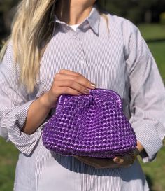 Evening Clutch Bag, Lilac Metallic Beach Wedding Pouch Clutch Bag, Knitting Party Bag, Valentines Day Gift - Etsy Handmade Purple Shoulder Bag For Party, Summer Party Woven Bag, Woven Clutch For Party, Handmade Purple Evening Bag For Party, Summer Party Woven Shoulder Bag, Woven Clutch Evening Bag For Parties, Handwoven Clutch Bag For Party, Handheld Crochet Bag For Evening, Handwoven Summer Evening Crochet Bag