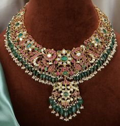 Kempu Necklace, Indian Bridal Jewelry Sets, Bridal Jewelry Vintage, Diamond Wedding Jewelry, Aesthetic Letters