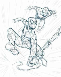 Pencil Sketch Ideas, Spiderman Poses, Sketching Illustration, Marvel Fanart, Fanart Sketch, The Wasp