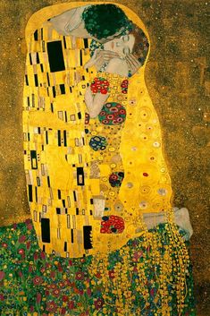 the kiss by klimt painting on canvas