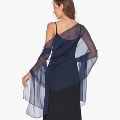 Bought These For A Wedding And Never Used Them! Blue Shawl For Wedding And Festive Occasions, Shawls And Wraps Formal Blue, Navy Satin Shawl, Navy Blue Velvet Shawl, Navy Blue Shawl, Amazon Accessories, Navy Shawl, Shawl Wedding, Blue Shawl