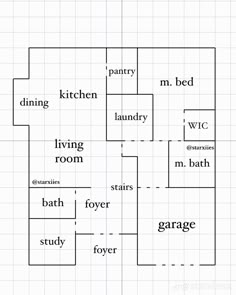 the floor plan for an apartment