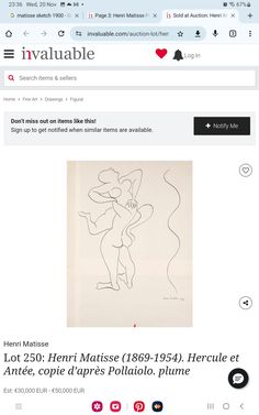 an article on the internet about art