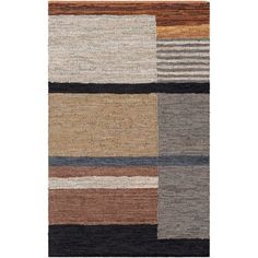 a multicolored rug with different colors on it