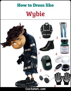 an image of how to dress like wybie from the muppet movie