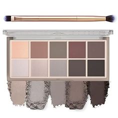 BestLand Eye Shadow Palette, Cool Cement Eyeshadow For Winter Skin Tone, Cool Tones Eyeshadow Palette, Cool Neutral Eyeshadow Palette, Eyeshadow Palette Cool Tone, True Summer Eyeshadow Palette, True Winter Eyeshadow Palette, Eyeshadow For Cool Skin Tone, Cool Toned Makeup Palette, Cool Tone Brown Eyeshadow