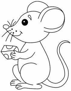 a cartoon mouse holding a piece of paper