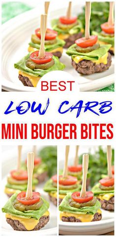 the best low carb mini burger bites