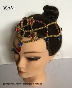 Rhinestone Ideas, Fantasy Crown, Beaded Necklace Patterns, Head Pieces, Necklace Patterns, Diy Wire Jewelry, No Facebook