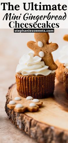 the ultimate mini gingerbread cheesecakes recipe