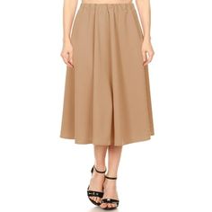 Women's A-Line Pleats High Waist Elastic Band Comfy Solid Midi Skirt S-3XL Made in USAMOA COLLECTION is committed to providing each customer with the highest standard of customer service. Product Description: Solid, high waisted, pull on midi skirt in an a-line silhouette with an elastic waistband and pleats.Approx: Length 30inSize based on SMALLMade in USA Size Chart(Inches) / HSK00655S => Length: 30 M => Length: 30.2 L => Length: 30.4 XL => Length: 30.6 2XL => Length: 30.8 3XL => Length: 40 Si Moa Collection, Work Wear Women, Elastic Band, Midi Skirt, Elastic, Work Wear, High Waisted, Clothes For Women, Beauty