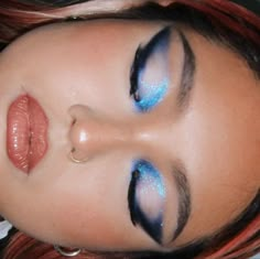 Eyeshadow Inspiration, Red Carpet Makeup, Maquillage On Fleek, Ocean Eyes, Graphic Makeup, Rave Makeup, Swag Makeup