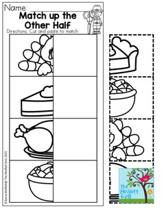 a printable match up the other half for children's learning to read and draw