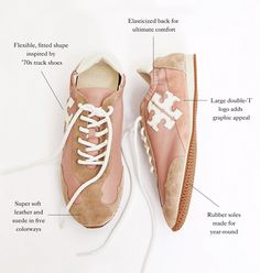 5 Reasons We Love the New Tory Sneaker | Tory Daily Tory Burch Sneakers Outfit, Snickers Outfit, Designer Tennis Shoes, Tory Burch Sneakers, Half Awake, 2020 Shoes, Track Shoes, Active Outfits, Women's Sports