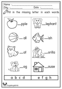 worksheet for beginning and ending sounds in the english language with pictures on it