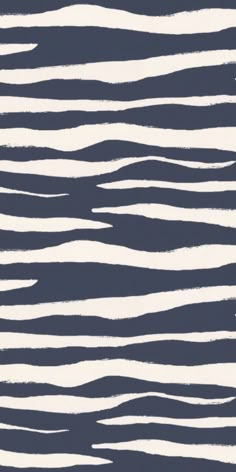 a blue and white striped wallpaper with wavy lines on the top, bottom and bottom