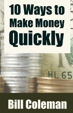 a stack of money with the title 10 ways to make money quickly