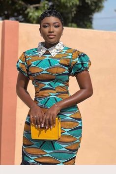 Ankara Casuals For Women, Corporate Ankara Styles For Women, Latest Ankara Dress Styles For Church, Short Ankara Dresses Classy For Church, African Print Outfits, African Dress Styles, Corporate Gowns, Latest Ankara Short Gown, White Collar Dress