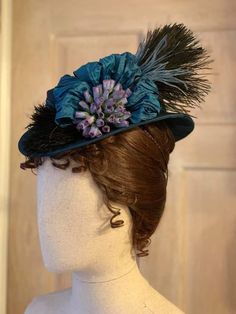 18th Century Hats, Historical Hats, French Hat, Victorian Accessories, Victorian Hairstyles, Cinderella Costume, 1800s Fashion