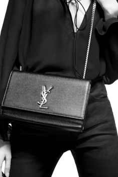 Kate ysl bag black   spotless condition   gold chain Ysl Kate Bag, Ysl Kate, Kate Bags, Tas Bahu, Vintage Ysl, Bags Aesthetic, Saint Laurent Bag, Chain Shoulder Bag, Louis Vuitton Twist Bag