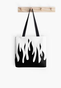 Soft polyester canvas shopping bag with edge-to-edge print on both sides. Fully lined for extra strength. Three sizes to choose from. digital Illustration of hot flames at the bottom/coming from the bottom / fire, disco, flames, edgy, 2000s, 90s, skaters, edgy, pastel goth,soft grunge, trippy, on fire, badass, abstract, surrealism Cheap Bags With Graphic Print For Streetwear, Cheap Artsy Bags With Graphic Print, Cheap Black Bag With Graphic Design, Bleach Art Bag, Canvas Tote Bag Design Ideas, Black Tote Bag Design Ideas, Hand Painted Tote Bags Art, Bag Print Design, Cool Tote Bag Design