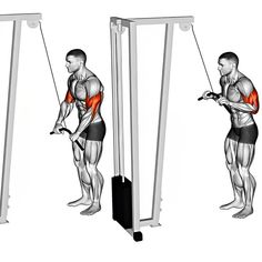 an image of a man doing exercises on the pull - ups exercise machine in three different positions