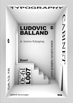 the typography logo for ludvdic ballard and annna schepping