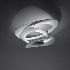 Pirce Ceiling Lamp by Artemide White Ceiling Light, Berlin Design, Ceiling Lamp White, Indirect Lighting, Led Ceiling Lamp, White Ceiling, Suspension Light, Suspension Lamp, Lamp Bulb