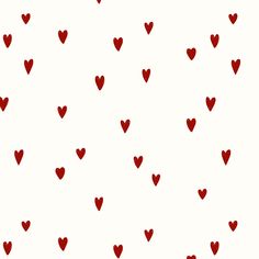 red hearts on white background for valentine's day