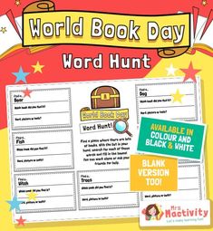 the world book day word hunt