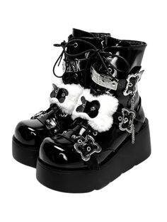 ❤︎Small bone denim round toe platform short boots❤︎

Please allow 2 weeks for product shipping. Punk Platform Boots, Bone Boots, Kitty Items, Punk Shoes, Goth Shoes, Goth Boots, Tomboy Style Outfits, Platform Heels Chunky, Martin Boots