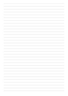 a white lined paper with lines on it