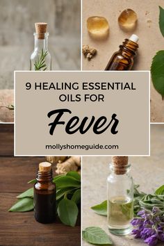 Discover the best essential oils for fever and learn how to incorporate them into your wellness routine. Whether you're looking to bring down a fever naturally in kids or adults, these DIY oil recipes and roller blends with peppermint oil are perfect natural remedies. Explore the effectiveness of essential oil blends for fevers and find out how to use essential oils effectively. Say goodbye to discomfort and embrace the soothing benefits of essential oils for managing fevers! Essential Oils For Fever, Oil Image, Roller Blends, Benefits Of Essential Oils, Healing Essential Oils, Clary Sage Essential Oil, Ginger Essential Oil, Sage Essential Oil, Chamomile Essential Oil