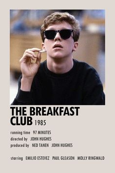 Breakfast Club Minimalist Poster, Breakfast Club Movie Poster, The Breakfast Club Poster, Coming Of Age Movies, Breakfast Club Movie, Illegal Civ, Best Teen Movies, Anthony Michael Hall