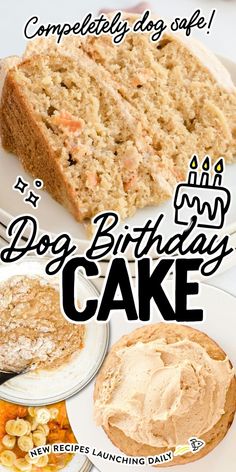 Doggy Birthday Cake Doggy Birthday Cake, Dog Safe Cake Recipe, Doggy Birthday, Dog Birthday Cake Recipe, Homemade Birthday Cake, Dog Cake Recipes, Pet Treats Recipes, Easy Dog Treat Recipes, Dog Biscuit Recipes