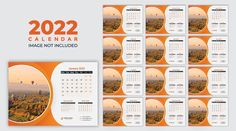 a calendar is shown with an orange background