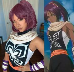 Anime Halloween Costume Black Women, Shihouin Yoruichi, Black Cosplayers, Easy Cosplay Ideas, Yoruichi Shihouin, Easy Cosplay, Black Cosplay, Bleach Anime Art