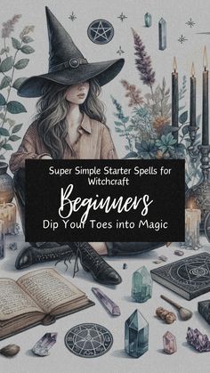 Curious about witchcraft but not sure where to begin spellcasting? These breezy beginner spells are perfect for mystics just getting started in the craft. Only basic ingredients like candles, paper, and herbs needed! Use sweet little charms to attract good luck, fuel courage, invite restful sleep, enhance creativity, stir self-confidence and more. Creativity Spells Witchcraft, Easy First Time Spells, Spells For Energy And Motivation, Healing Witchcraft, Simple Magic, Easy Beginner Spells, Spells For Beginners Witchcraft, Spells For Courage, Easy Witch Spells For Beginners