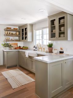 the kitchen is clean and ready for us to use in its new owner's home