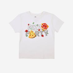 Get your kid ready for their friend's birthday bash with this Squishmallows Pizza Party Graphic T-shirt. Made of 100% cotton, this cropped T-shirt for kids features "Pizza Party" text with two pizza Squishmallows. Designed in a pullover style, this short-sleeve T-shirt is great for pairing with any of their favorite pants, shorts or skirts. Party Graphic, Trending Graphic Tees, Pizza Party, Kids Clothes Boys, Fabric Tape, Top Graphic Tees, Cropped T Shirt, Boys Long Sleeve, Birthday Bash