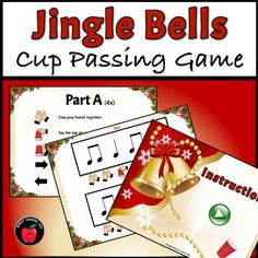 a christmas themed song and activity pack for kids to play with the bells on top of each