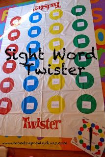 a poster with words written on it that say good work twister and the word twisted