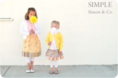 Simple Spring Skirts | Simple Simon and Company Modest Clothes, Sew Easy, Spring Skirts, Project Design, Riley Blake Designs, Riley Blake, Cute Skirts