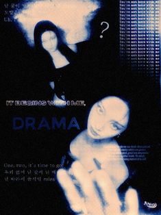 a movie poster for drama starring the addams with an image of a woman and man