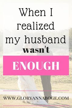 When I realized my husband was not enough I had to face challenged in my marriage that I was responsible for. I realized what God had planned for my marriage. I found grace in my marriage. Relationship Habits, Broken Marriage, Marriage Help, Saving A Marriage, Save My Marriage, Saving Your Marriage, Marriage Goals, Parc D'attraction, Healthy Marriage