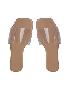 PRICES MAY VARY. Made of clear upper and pu leather Slip-on construction, easy to put on and off Nice choice for summer, beach, seaside, home, indoors, outdoors, walking etc Clear sandals for women, transparent sandals, clear sandals for women dressy, casual open toe sandals, dressy summer flat Please kindly check the SIZE CHART below before you ordering Size Chart:

 US6: Ball Girth: 8.1", Foot Length: 8.9", Heel Height: 0.4"

 US6.5: Ball Girth: 8.3", Foot Length: 9.1", Heel Height: 0.4"

 US7 Cheap Clear Open Toe Sandals, Clear Plastic Open Toe Jelly Sandals, Clear Open Toe Synthetic Wedge Sandals, Casual Clear Slip-on Jelly Sandals, Clear Sandals With 4-inch Open Heel, Clear Sandals, Summer Flats, Open Toe Sandals, Leather Slip Ons