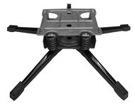 an image of a metal object on a tripod with two legs and one foot