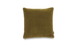 the corded pillow in olive green