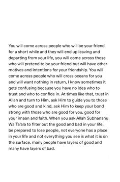 an image of a poem written in black and white with the words you will become more people who will be your friend for a short while they